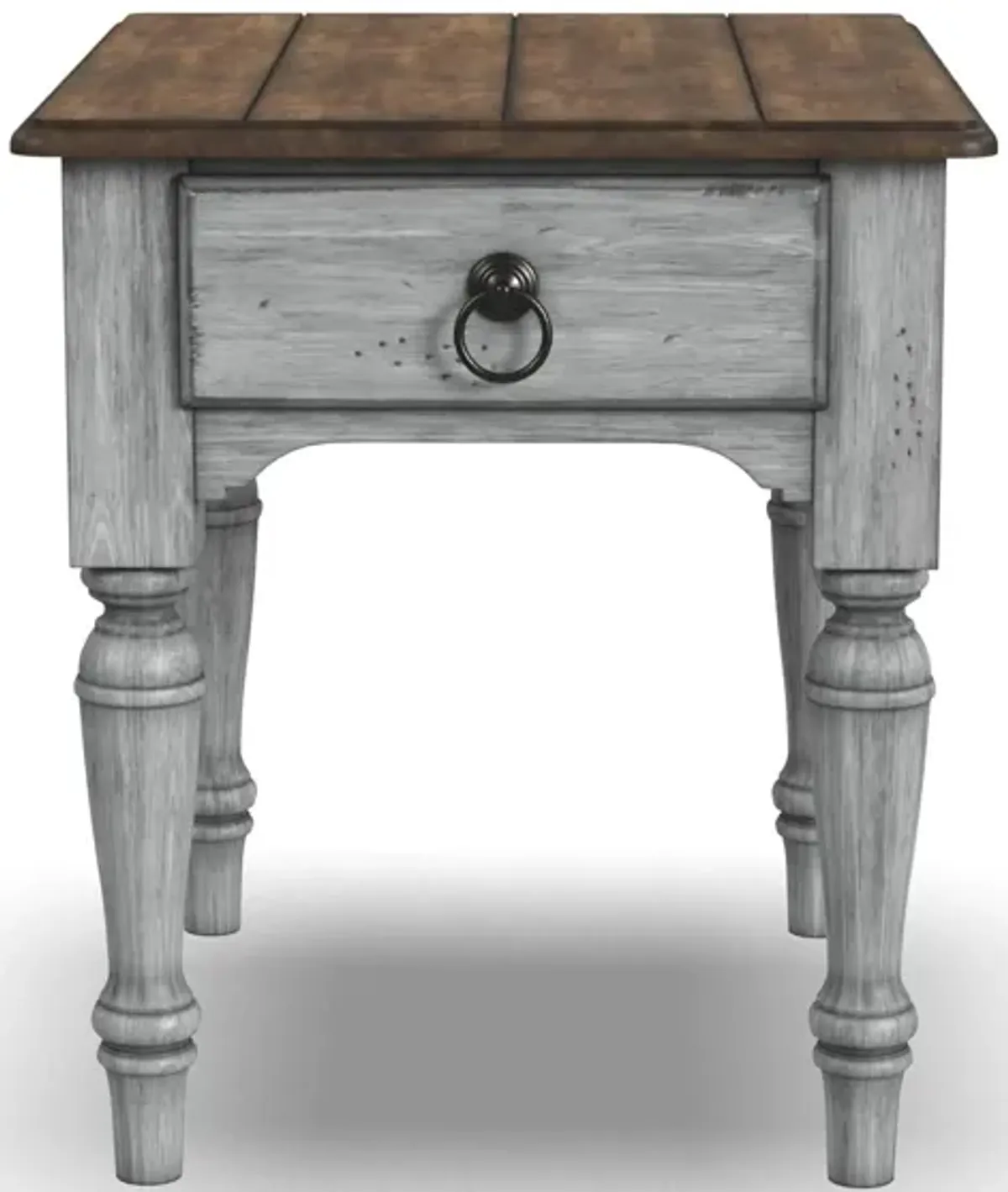 Plymouth End Table in Gray by Flexsteel