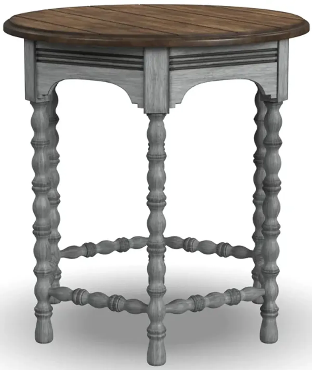 Plymouth Lamp Table in Gray by Flexsteel