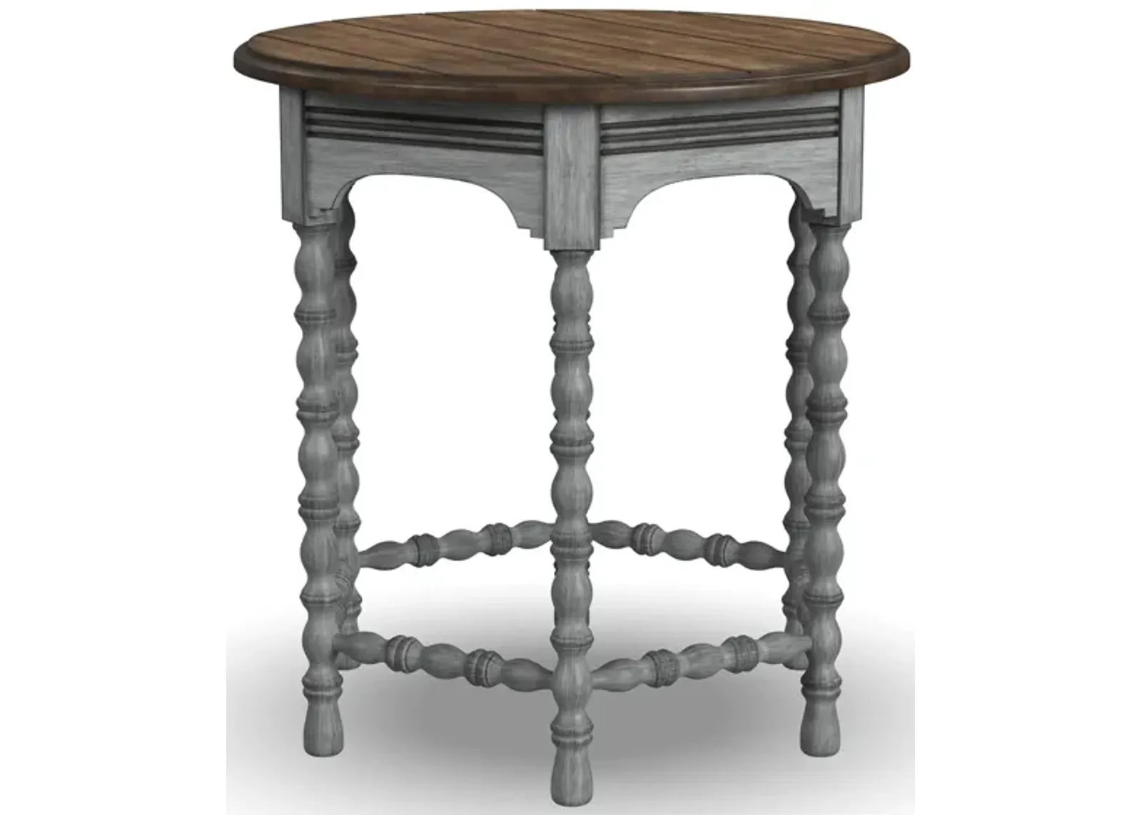 Plymouth Lamp Table in Gray by Flexsteel