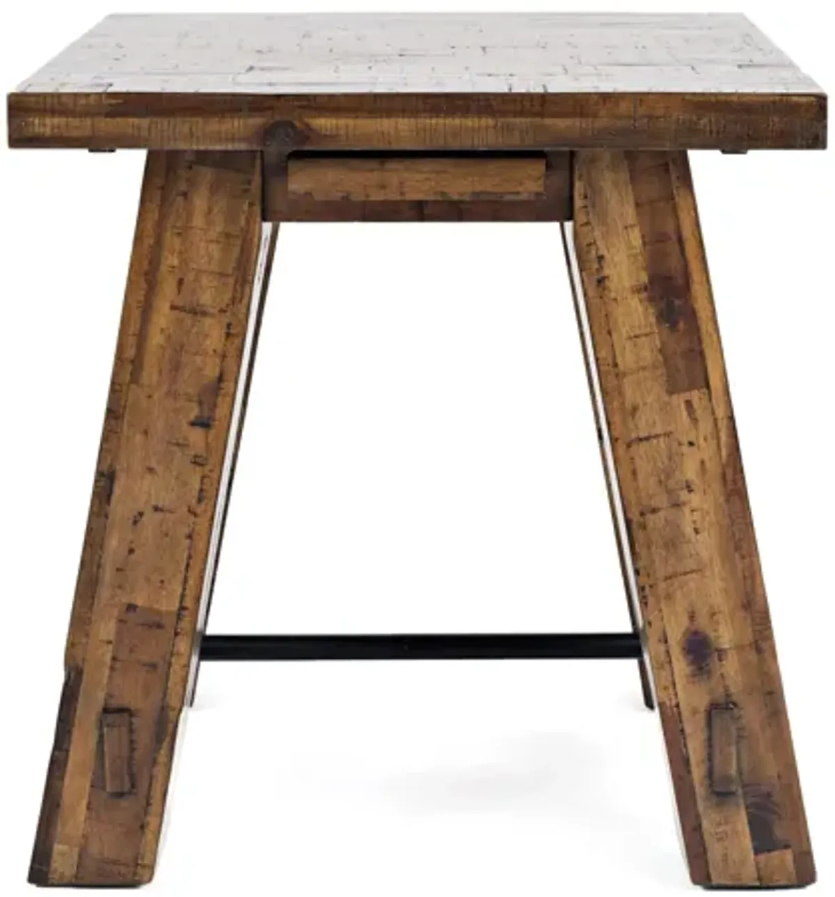 Cannon Valley Rectangular End Table in Distressed Natural by Jofran