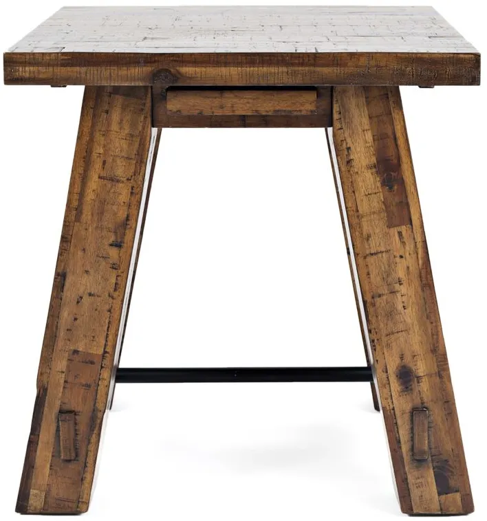 Cannon Valley Rectangular End Table in Distressed Natural by Jofran