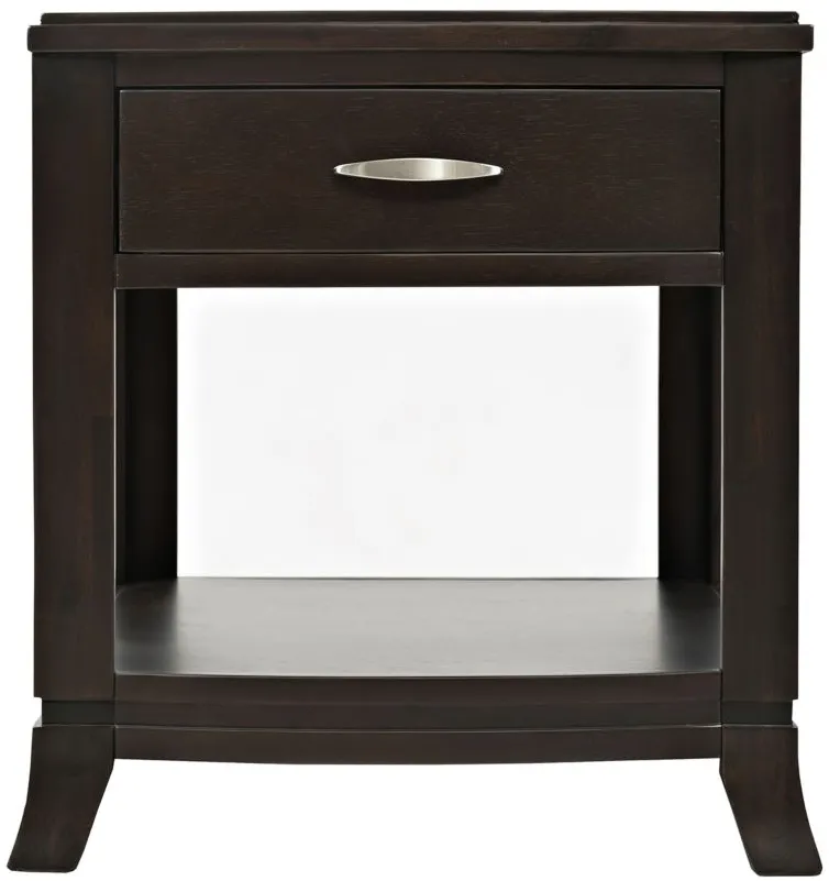 Downtown Square End Table in Dark Merlot by Jofran