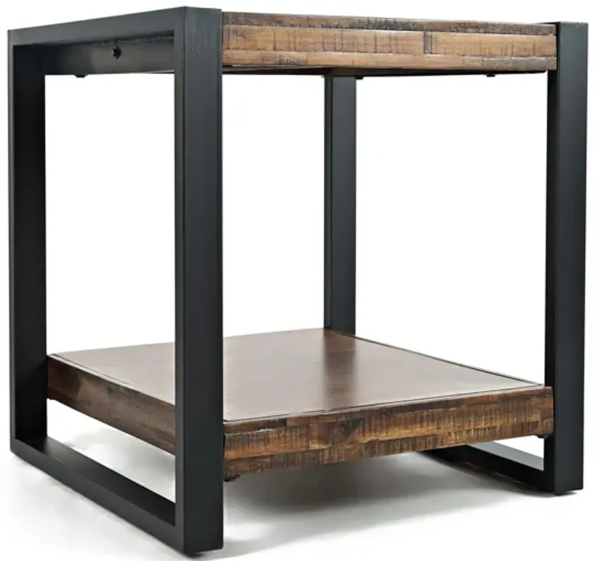 Loftworks End Table in Warm Brown & Steel by Jofran