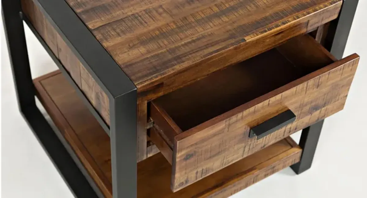 Loftworks End Table with Drawer