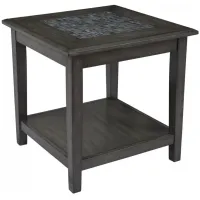Mosaic Square End Table in Dark Gray by Jofran