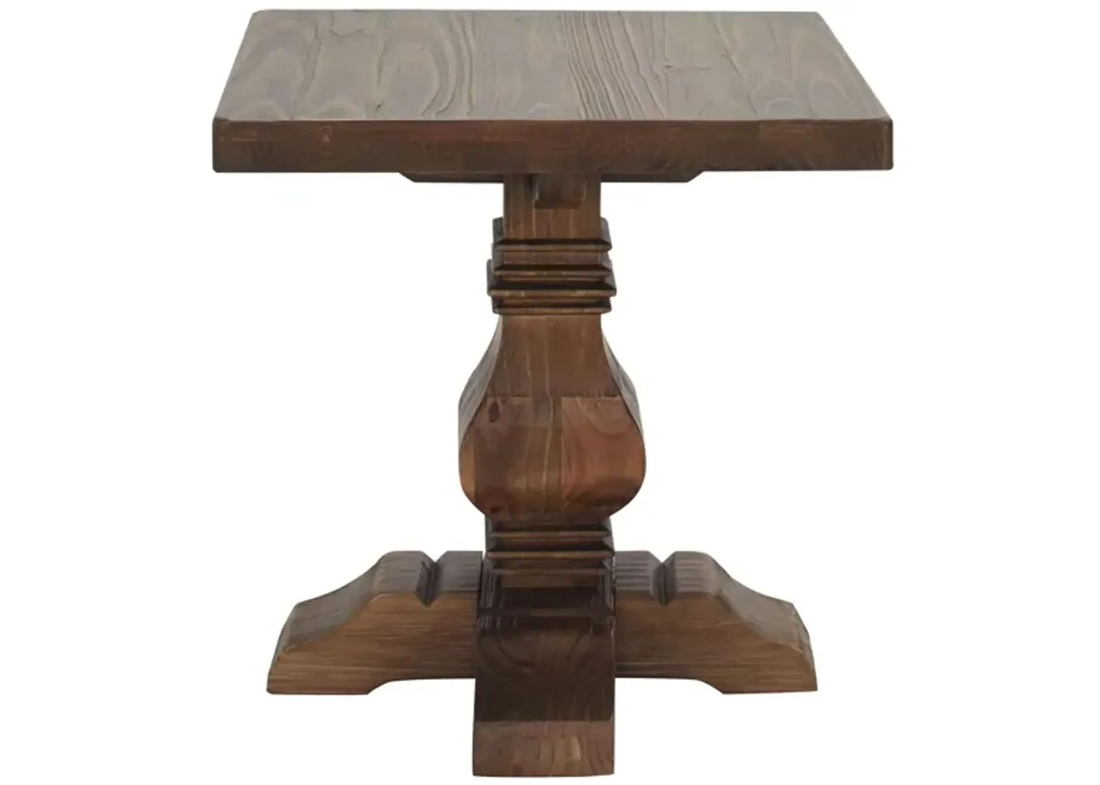 Alice Square End Table in Barnwood by Riverside Furniture