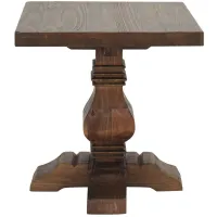 Alice Square End Table in Barnwood by Riverside Furniture
