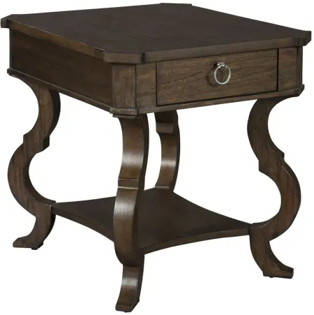 Special Reserve Single Drawer Lamp Table in SPECIAL RESERVE by Hekman Furniture Company