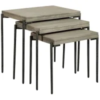 Bedford Gray Nesting Tables- Set of 3 in BEDFORD GRAY by Hekman Furniture Company