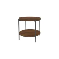 Bedford Park Circular Accent Table in TOBACCO by Hekman Furniture Company