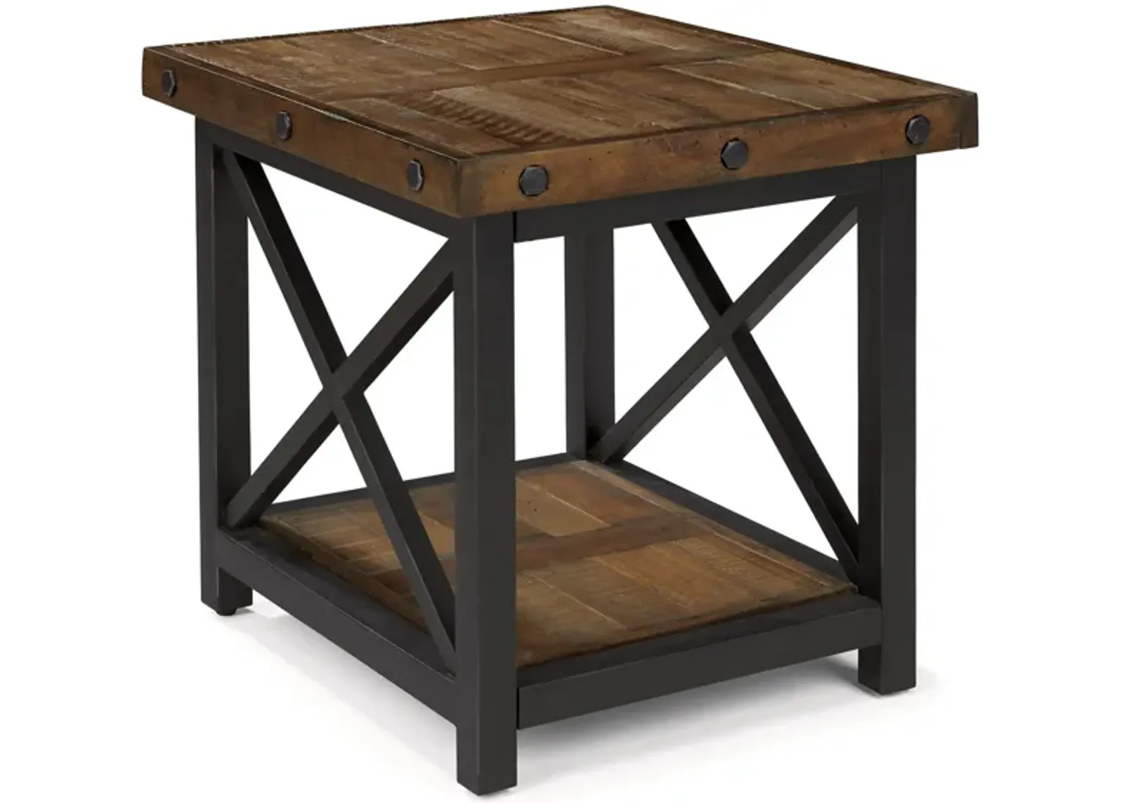 Carpenter End Table in Brown by Flexsteel