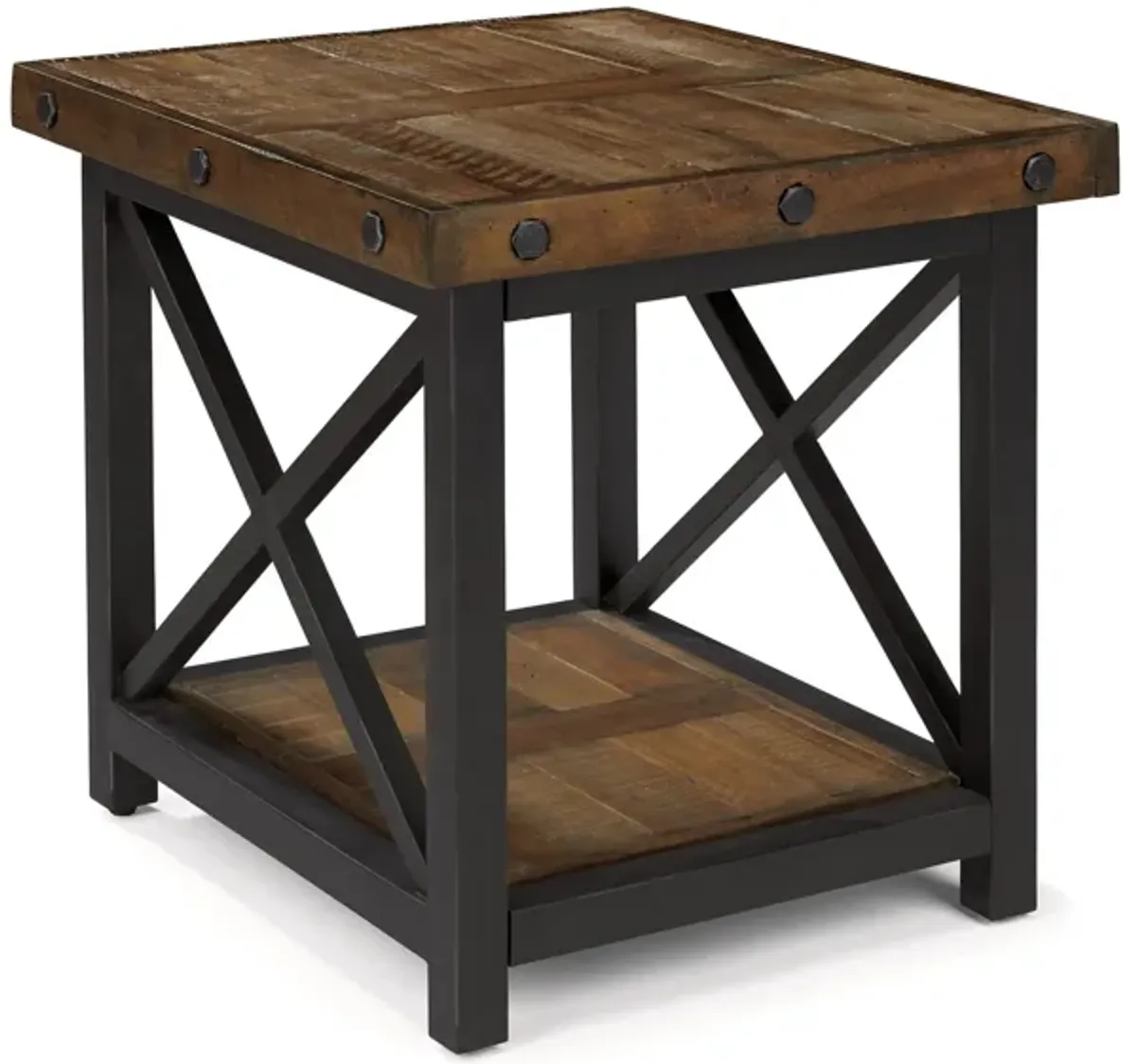 Carpenter End Table in Brown by Flexsteel