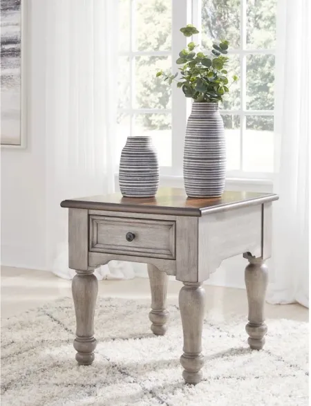 Lodenbay End Table in Antique Gray/Brown by Ashley Furniture