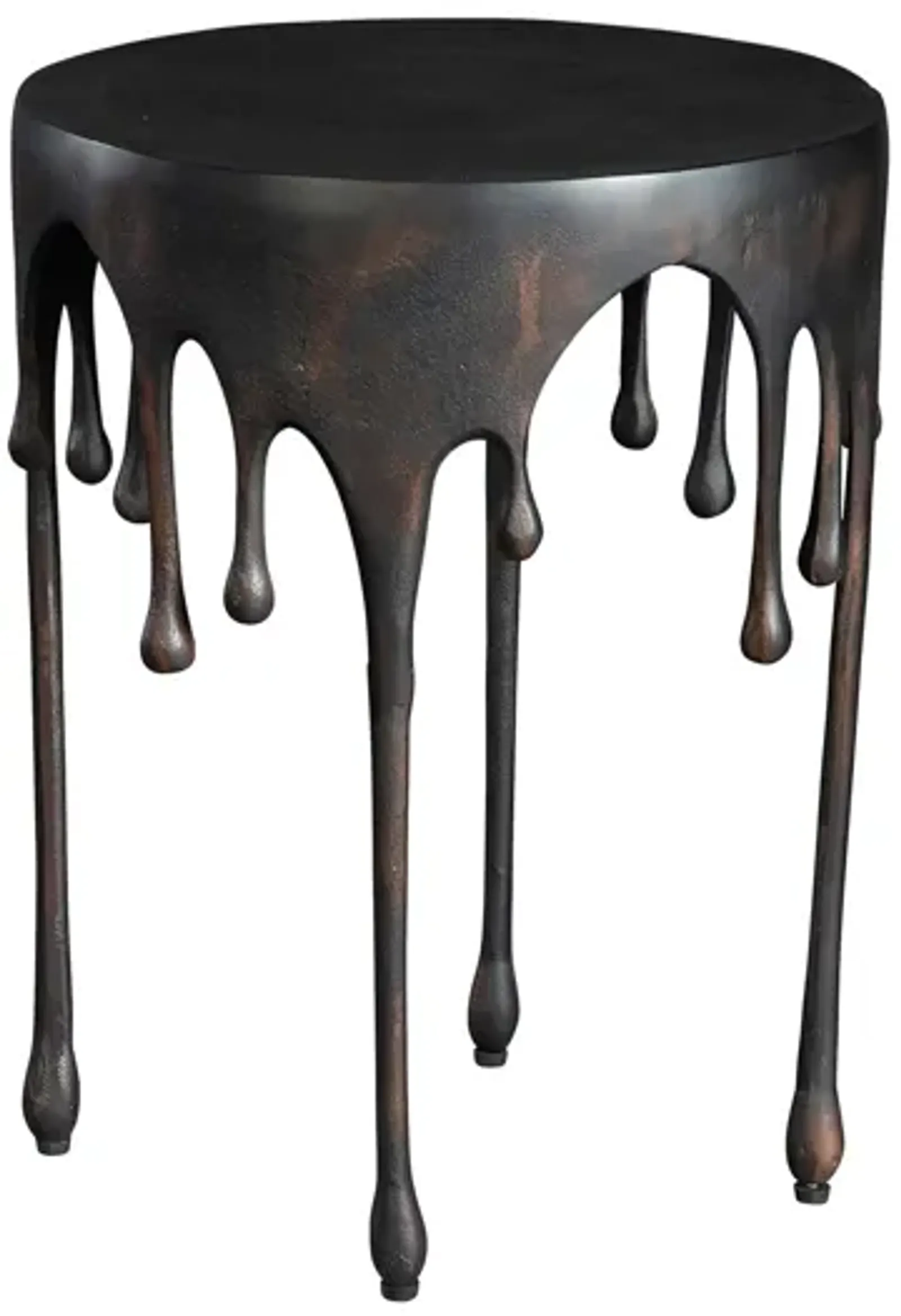 Special Reserve Metal Melt Side Table