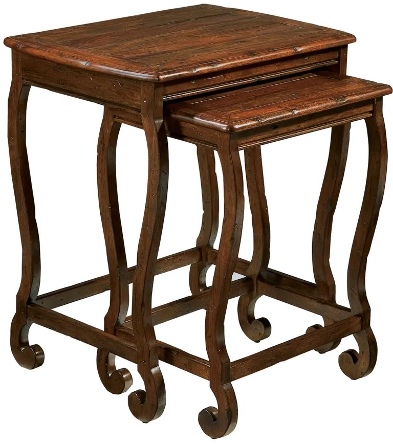 Rue De Bac Nesting Tables- Set of 2 in COGNAC by Hekman Furniture Company