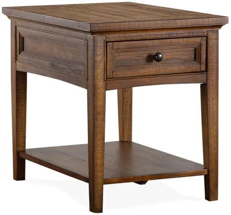 Bay Creek Rectangular End Table in Toasted Nutmeg by Magnussen Home