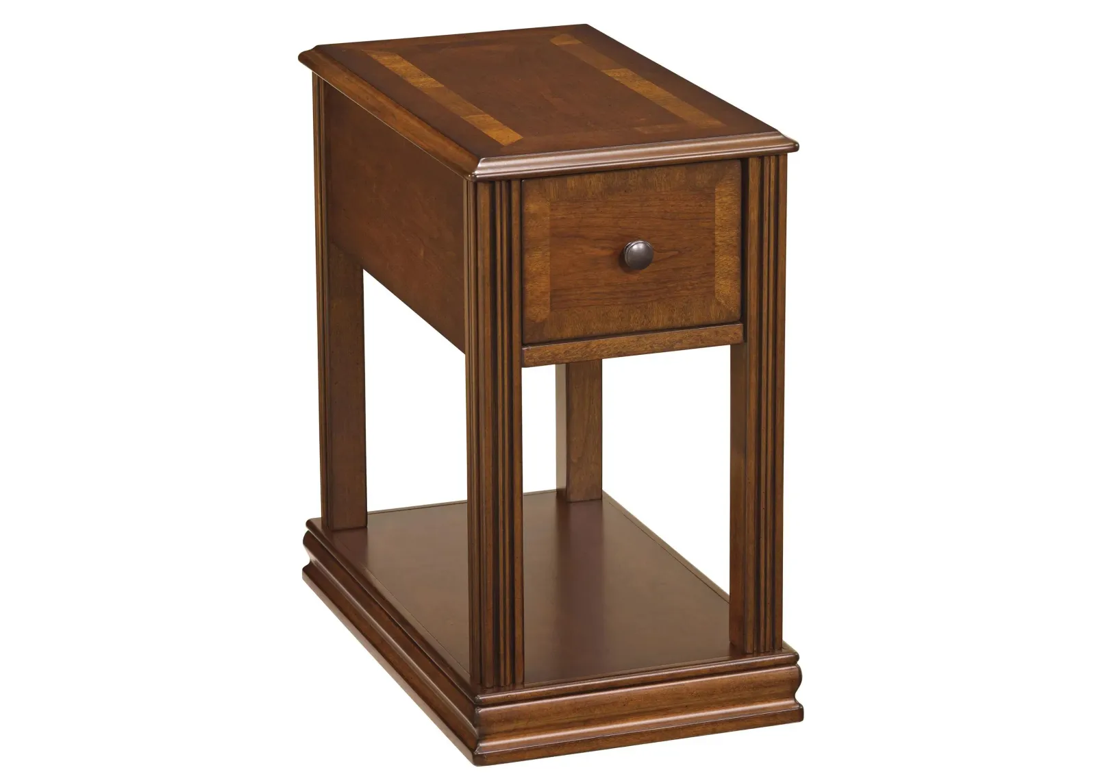 Alonzo Chairside Table in Brown by Ashley Furniture