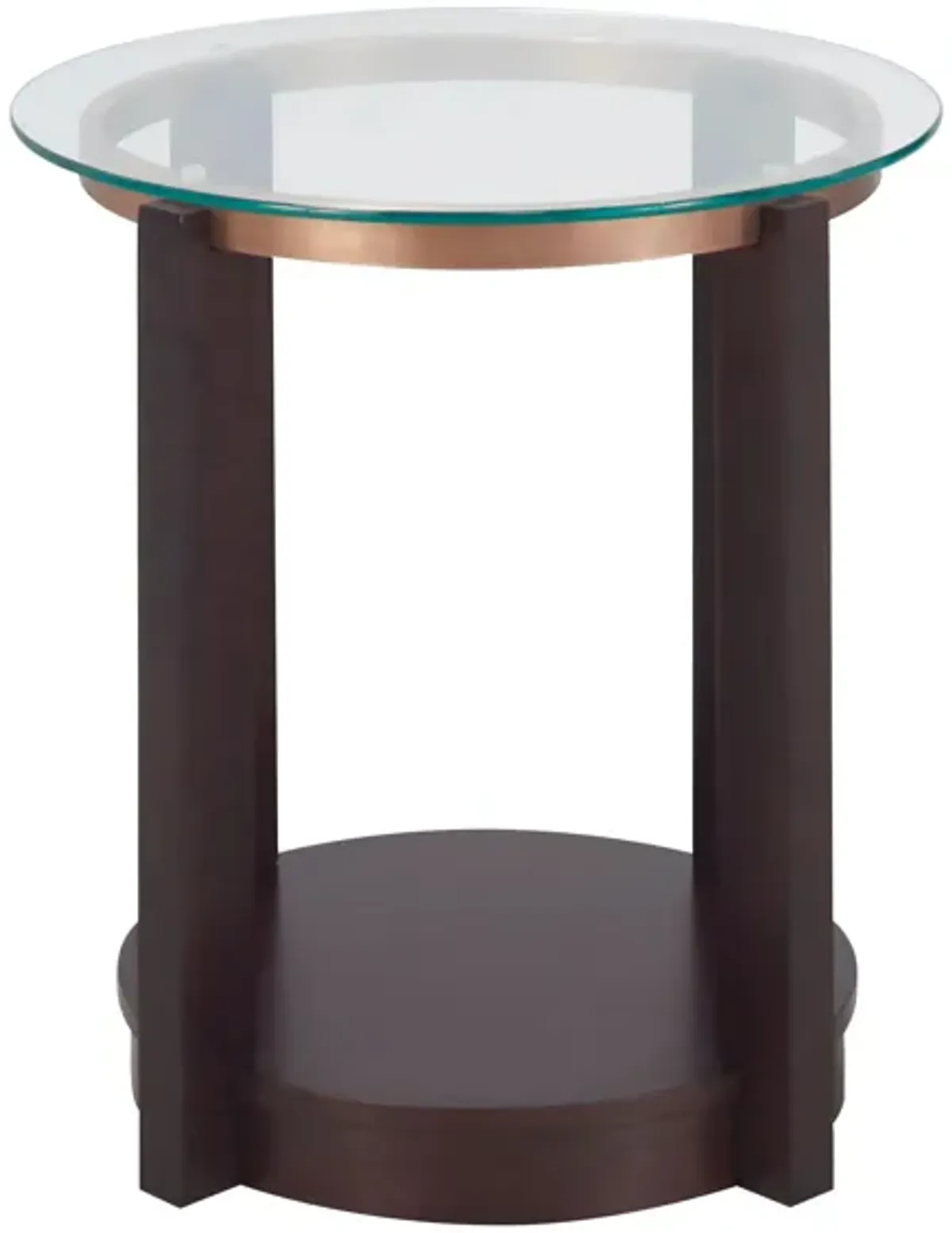 Laurent End Table in Brown by Elements International Group