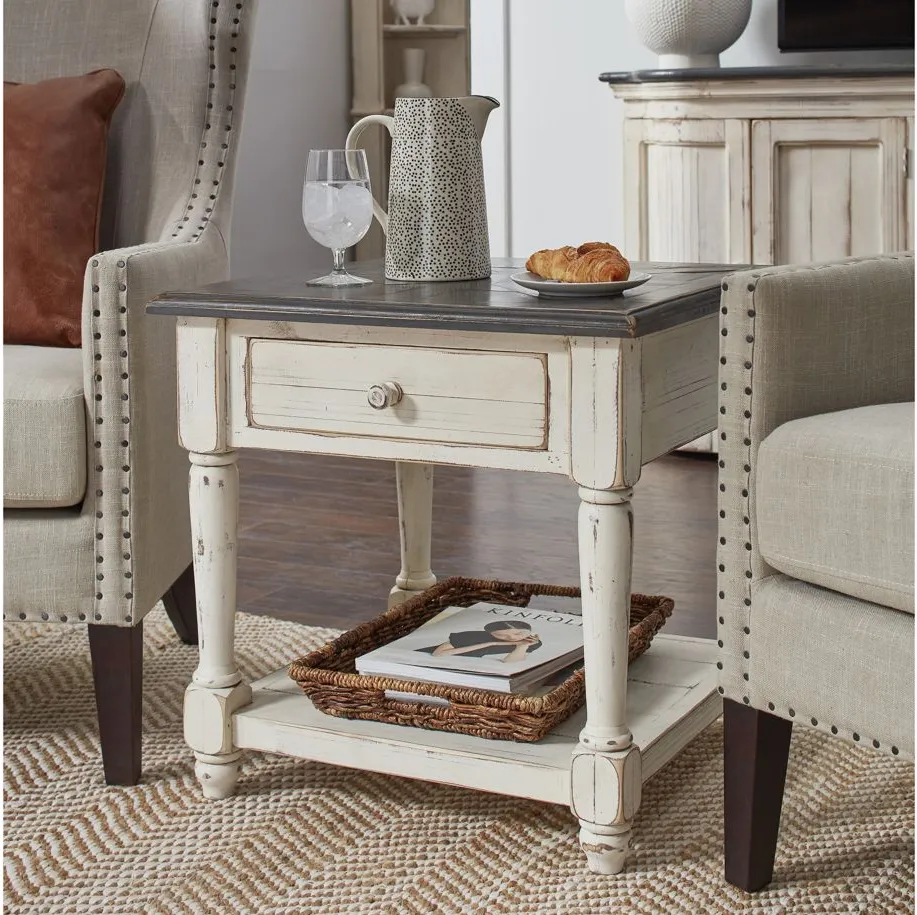 Hinsdale End Table in Cottonwood by Aspen Home