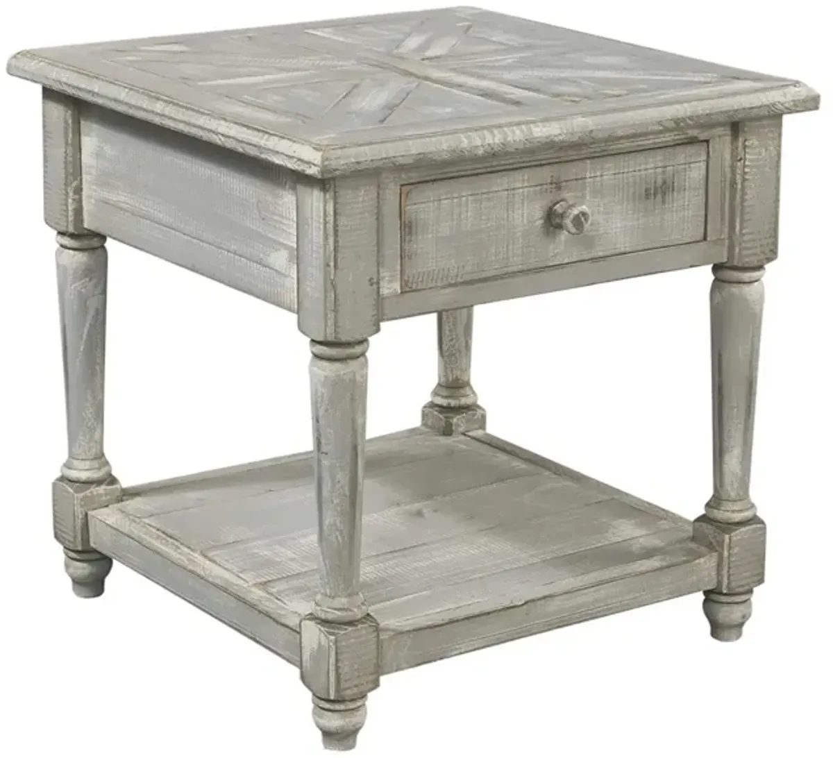 Hinsdale End Table in Greywood by Aspen Home