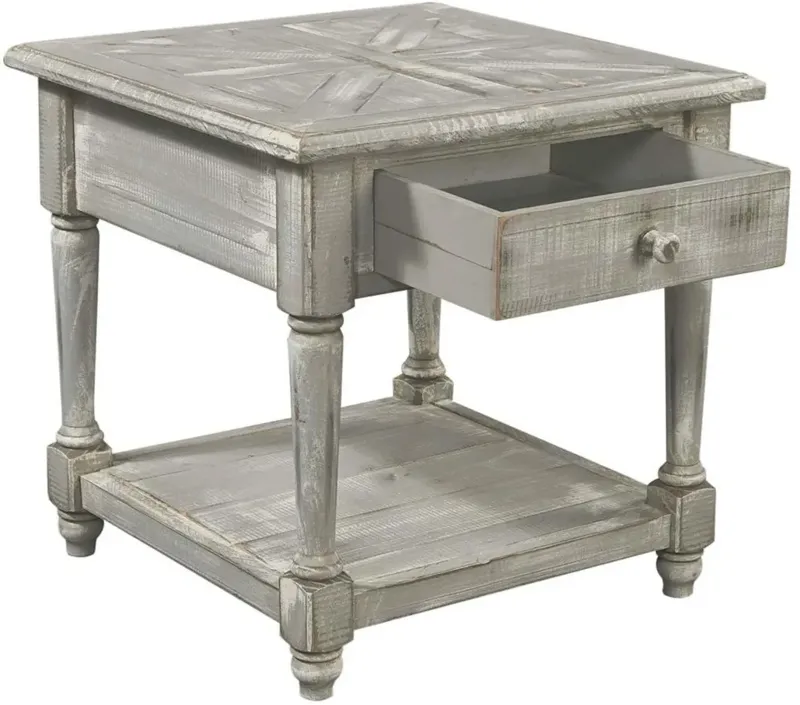 Hinsdale End Table in Greywood by Aspen Home