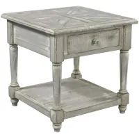 Hinsdale End Table in Greywood by Aspen Home