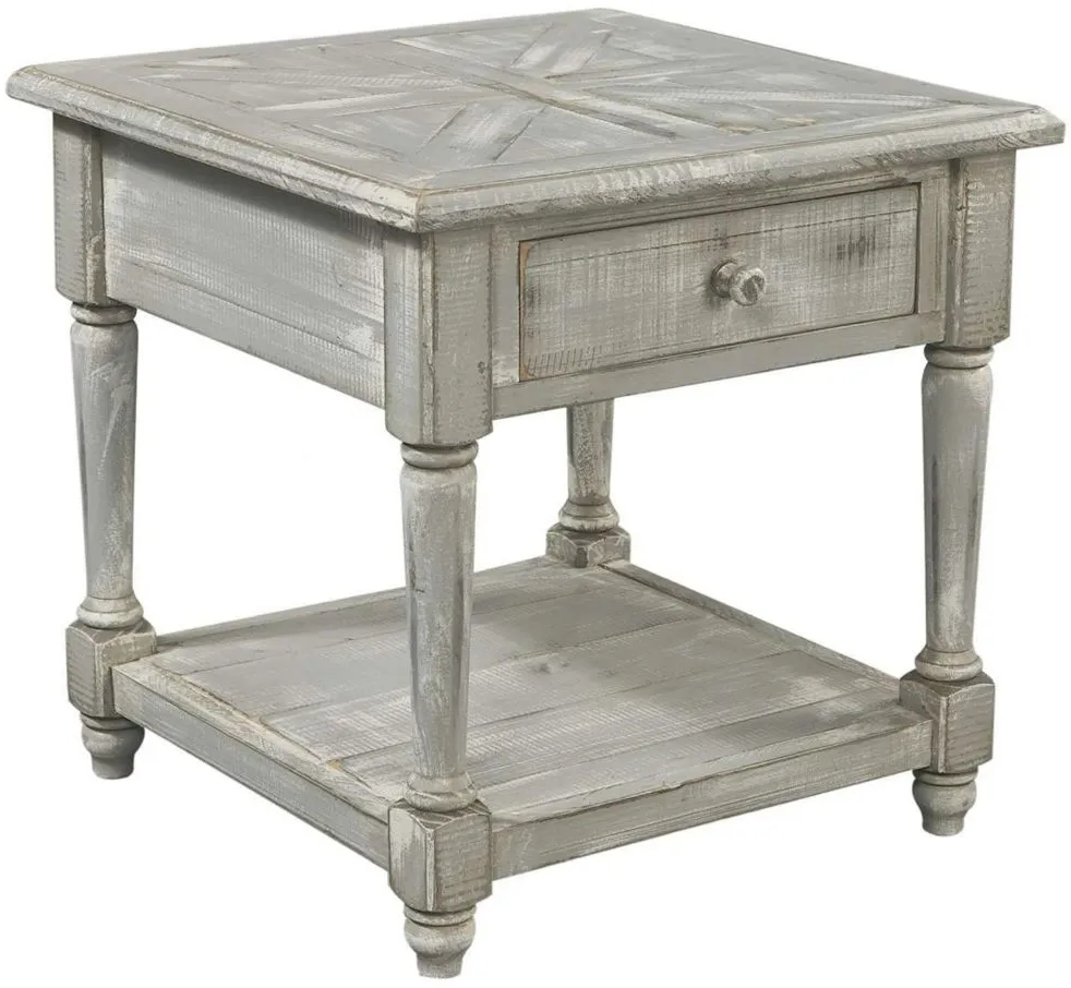 Hinsdale End Table in Greywood by Aspen Home
