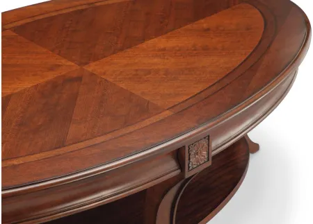 Monarch Winslet Round Accent Table in Cherry by Magnussen Home