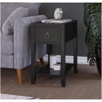 Her Majesty End Table in Black by DOREL HOME FURNISHINGS