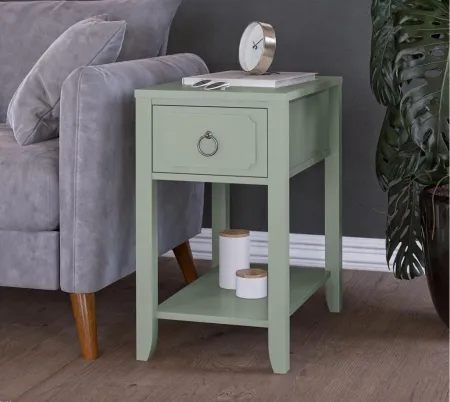Her Majesty End Table in Pale Green by DOREL HOME FURNISHINGS