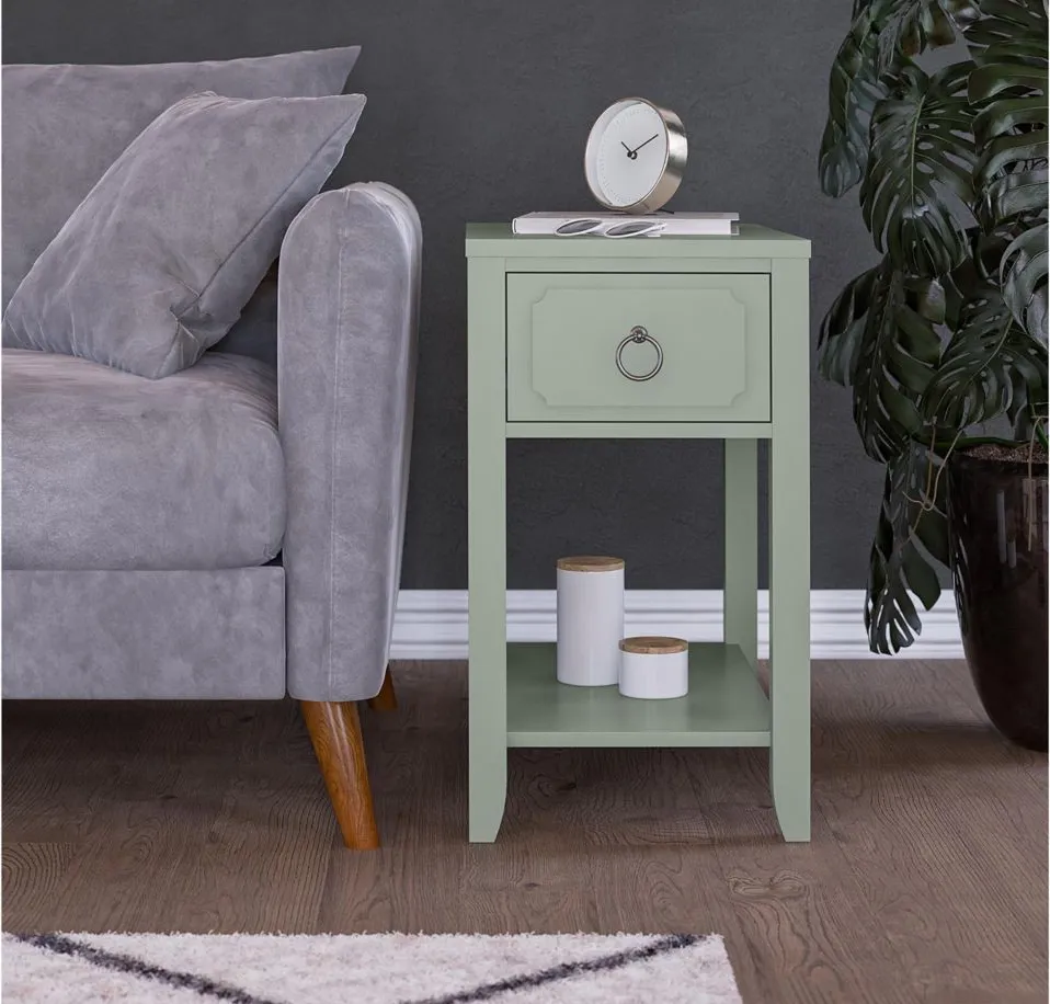 Her Majesty End Table in Pale Green by DOREL HOME FURNISHINGS