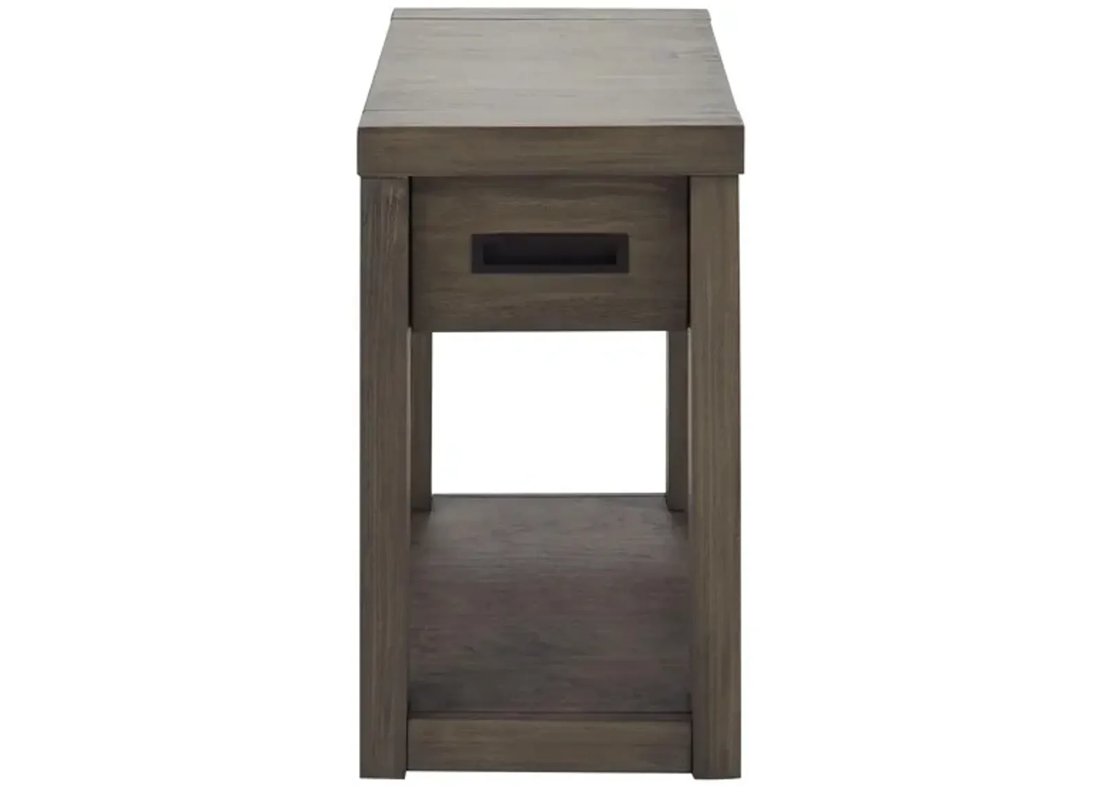 Riata Rectangular Chairside Table in Gray Wash by Riverside Furniture