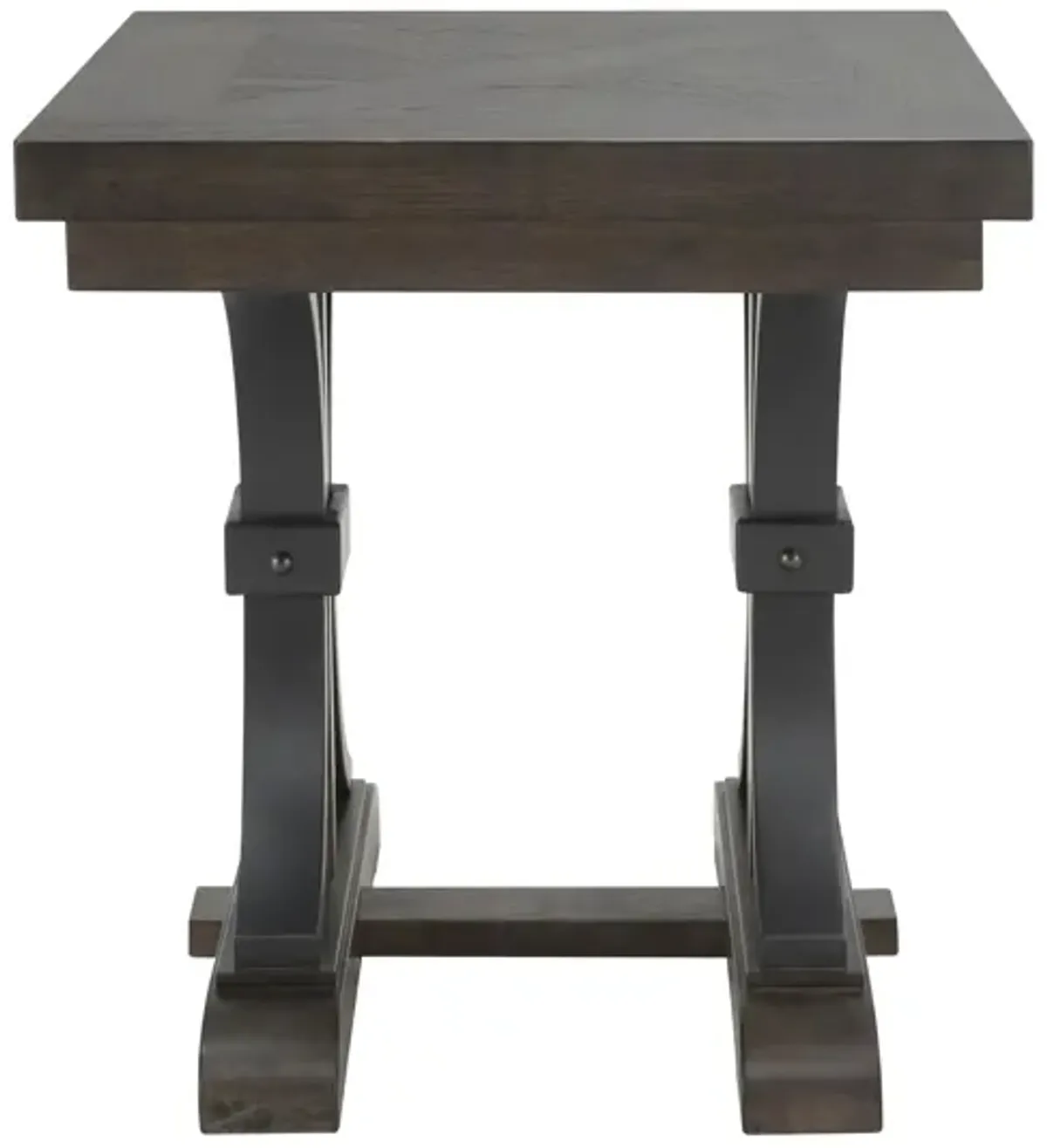 Halloway Rectangular End Table in Espresso by Davis Intl.