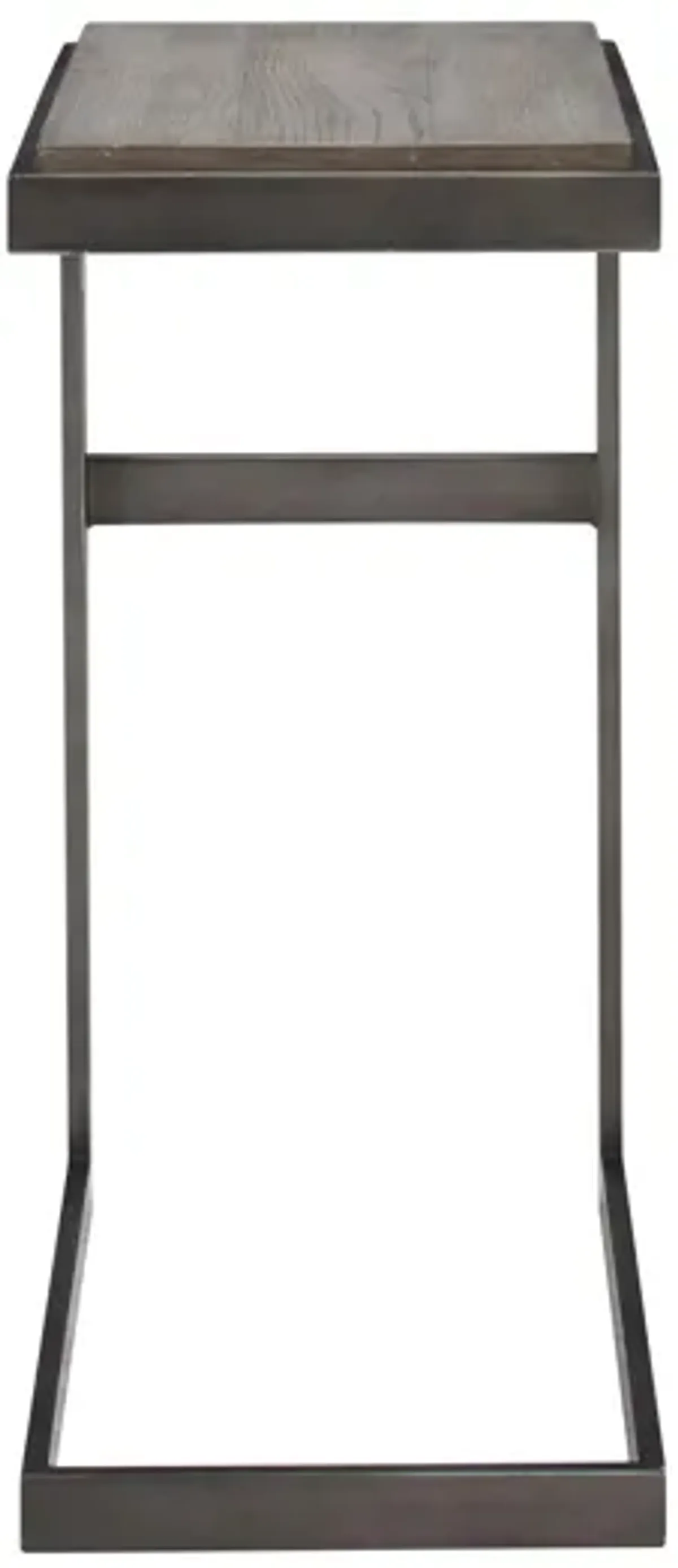 Lucinda Chairside Table in Gauntlet Gray by Liberty Furniture