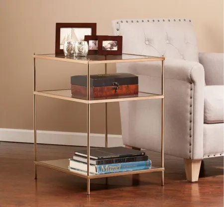 Jameson Side Table in Gold by SEI Furniture