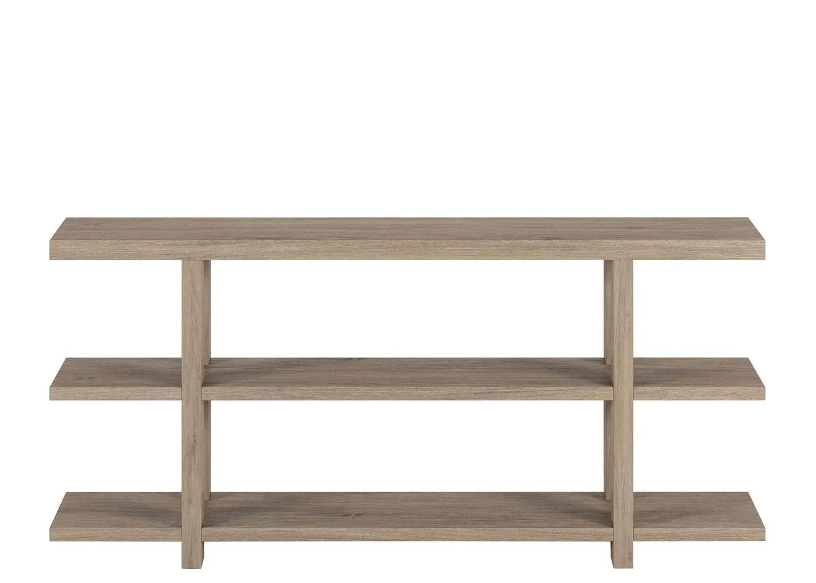 Acosta Console Table in Antiqued Gray Oak by Hudson & Canal