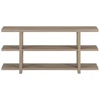 Acosta Console Table in Antiqued Gray Oak by Hudson & Canal