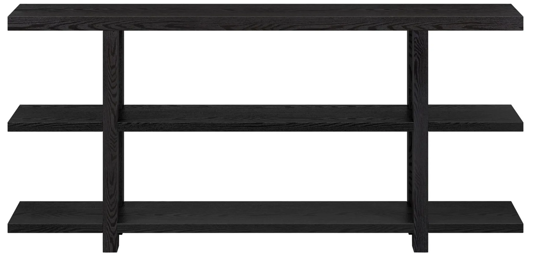 Acosta Console Table in Black Grain by Hudson & Canal