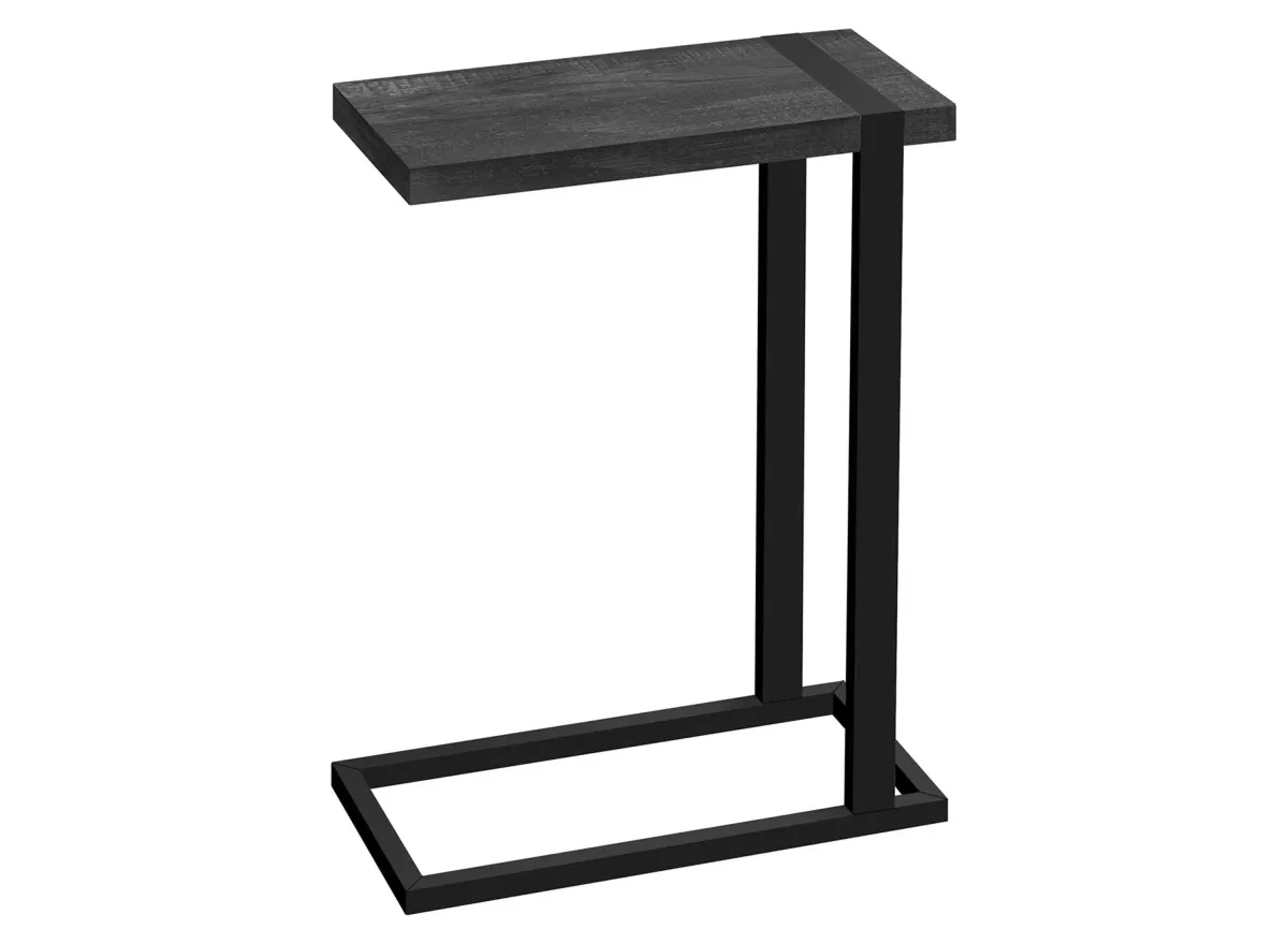 Jodie Rectangular End Table in Black by Monarch Specialties