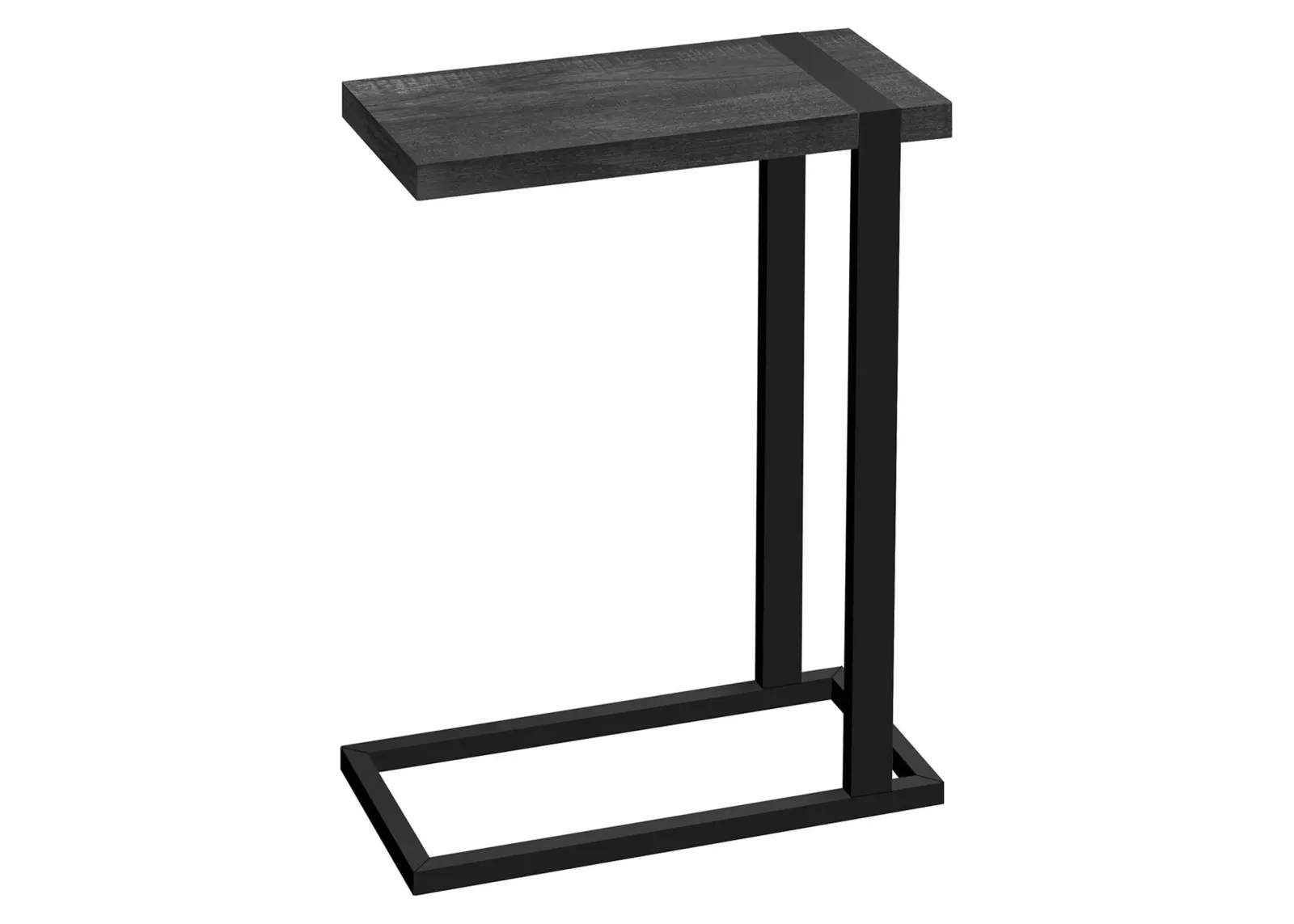 Jodie Rectangular End Table in Black by Monarch Specialties