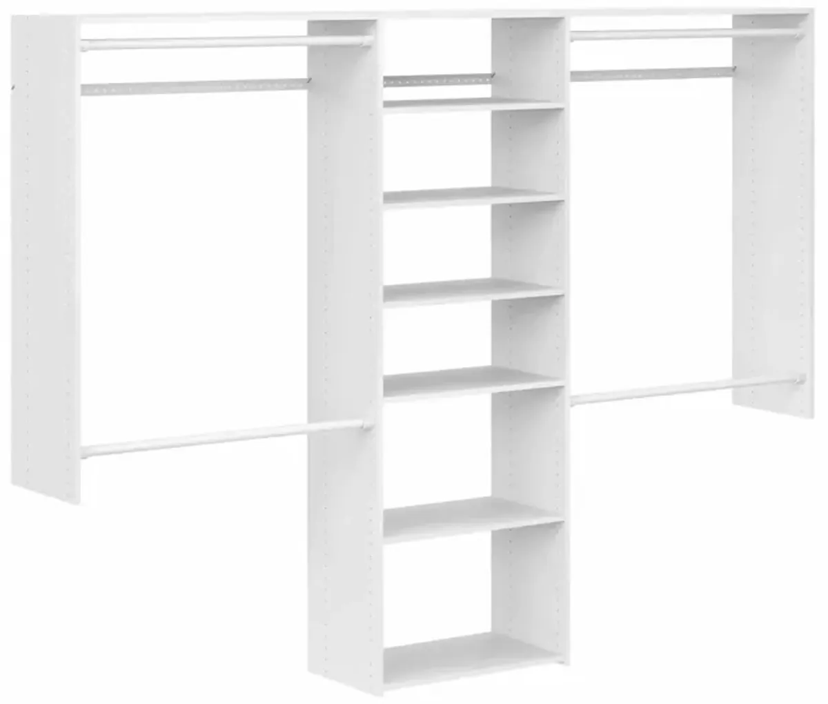 Allen DeluxePlus Shelving Closet Kit in White by Easy Track