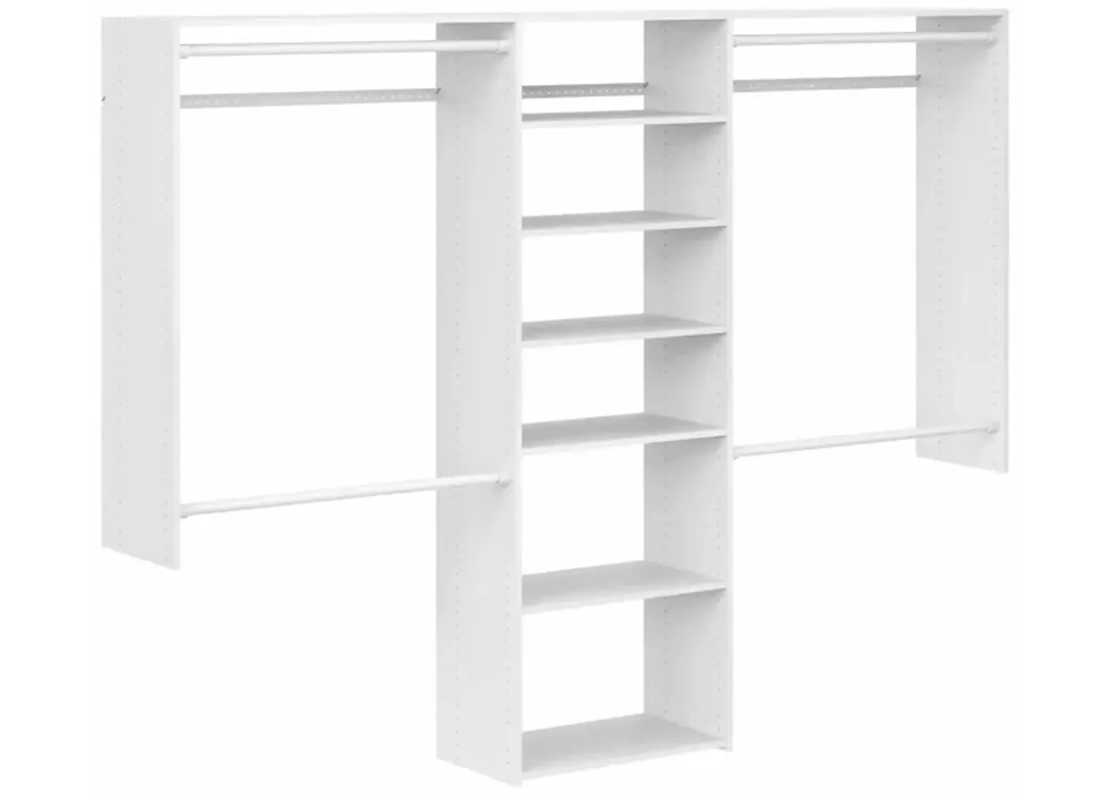 Allen DeluxePlus Shelving Closet Kit in White by Easy Track