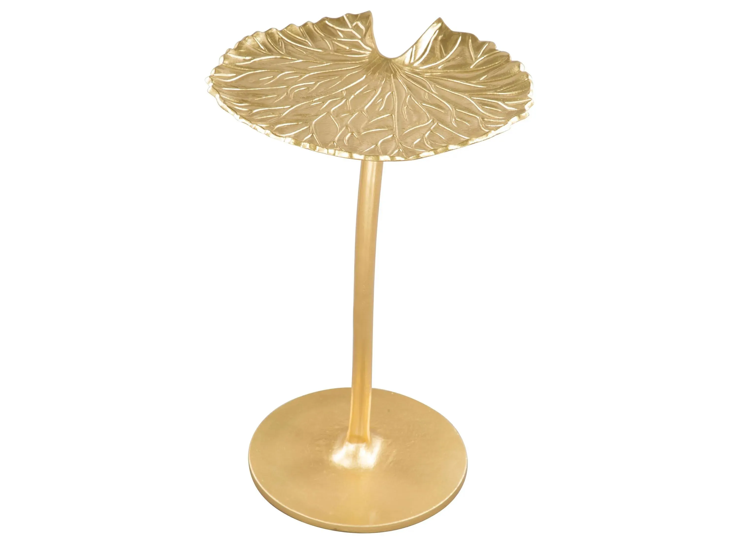 Lily Side Table in Gold by Zuo Modern