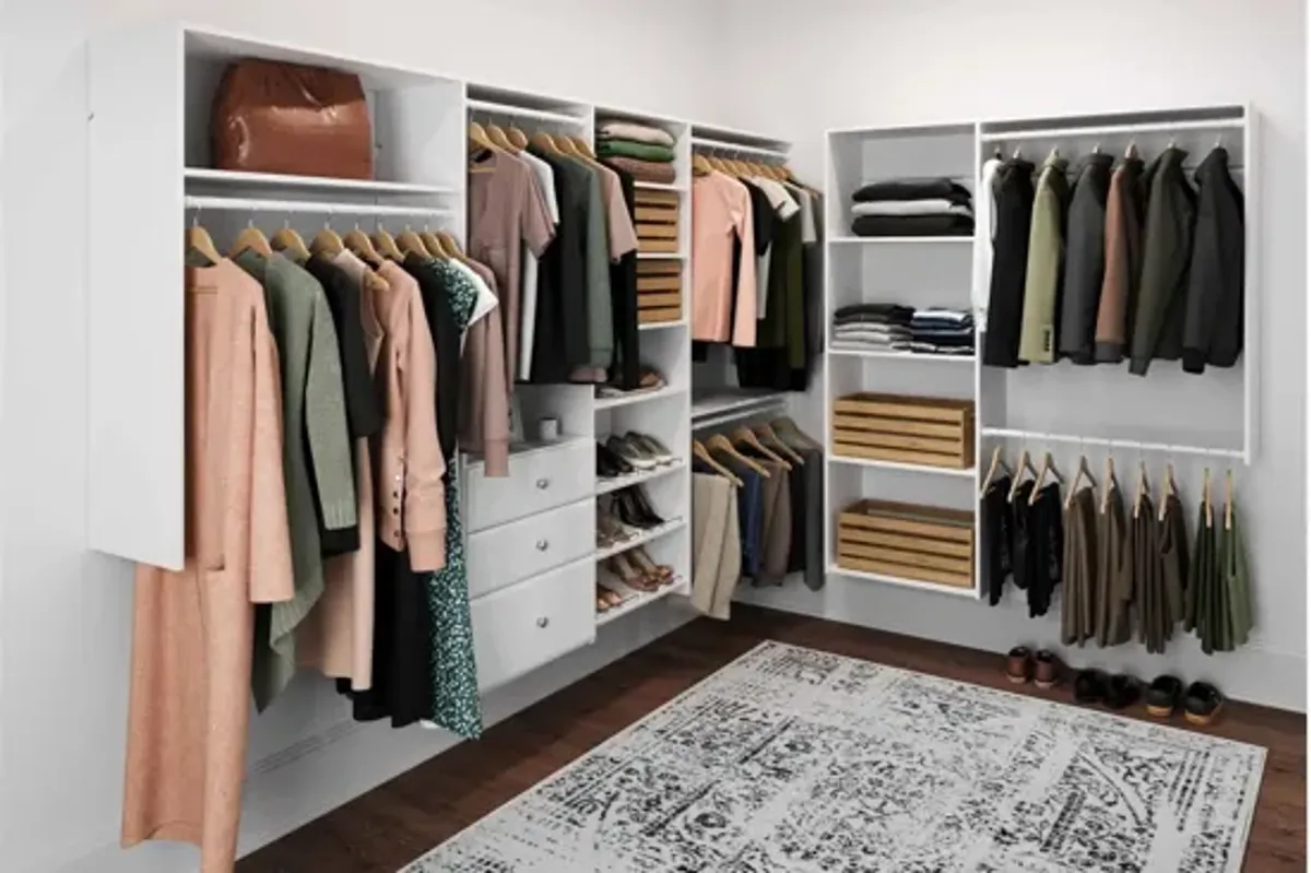 Allen L-Shape Walk-In Closet Kit