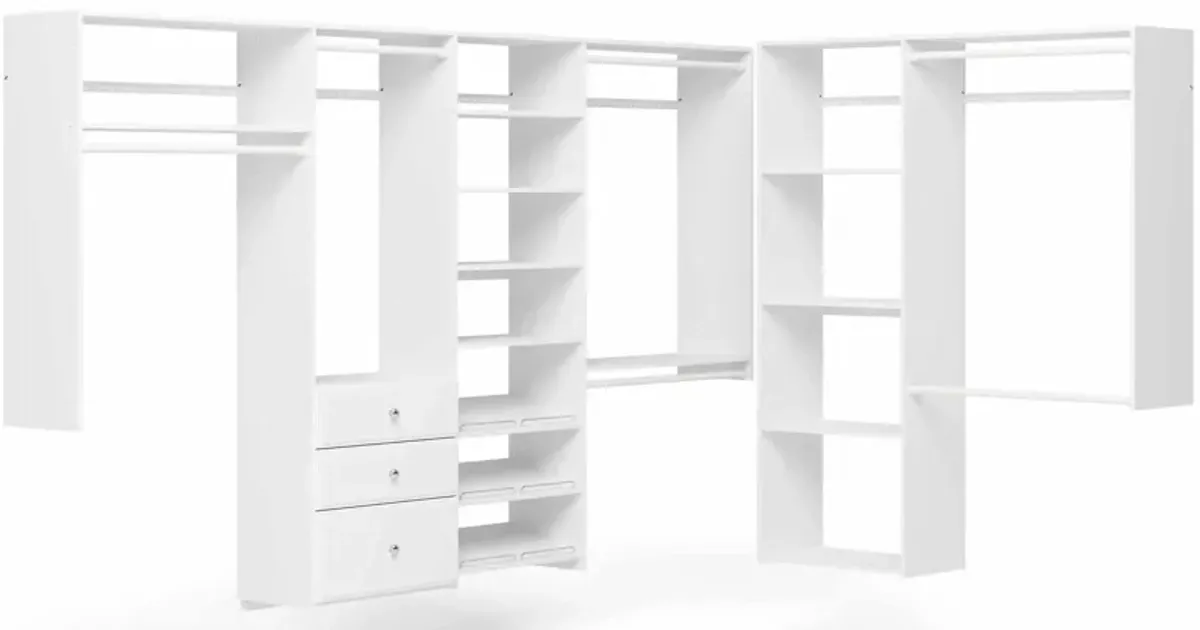 Allen L-Shape Walk-In Closet Kit