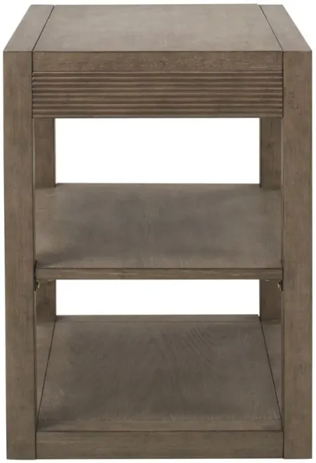 Sheridan Chairside Table in Dusty Taupe by Liberty Furniture