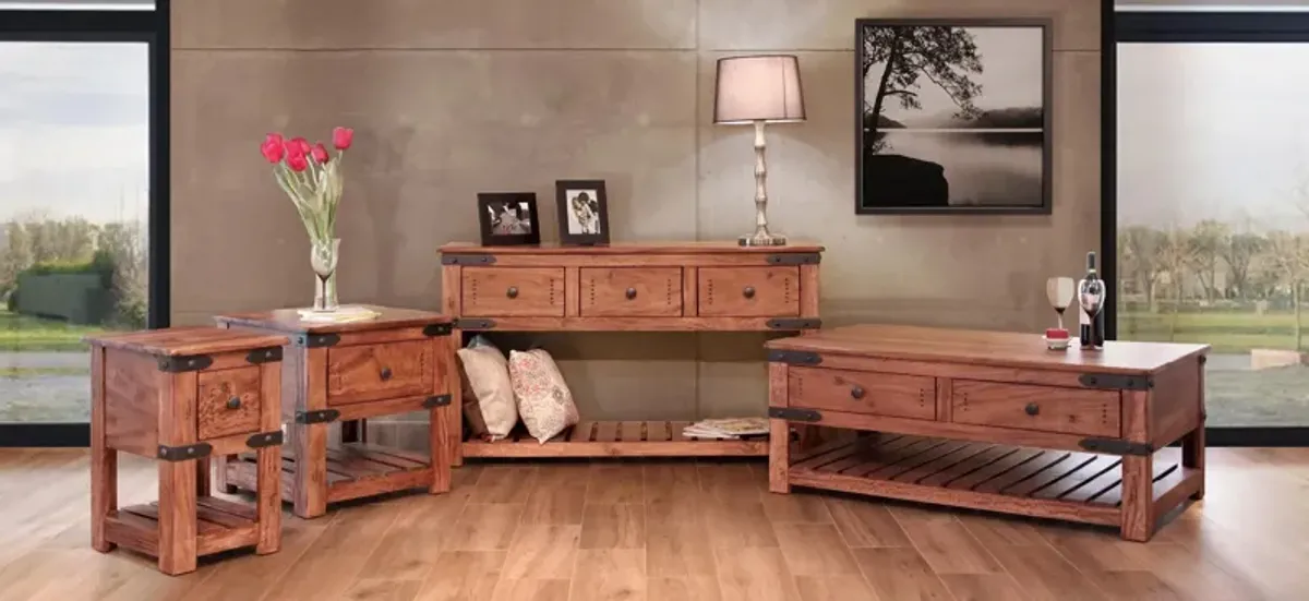 Parota II Square End Table