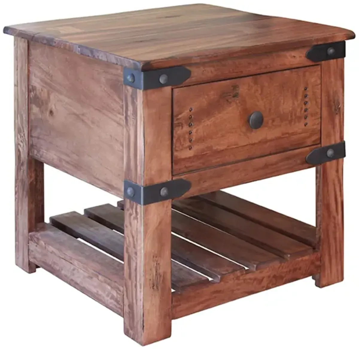 Parota II Square End Table
