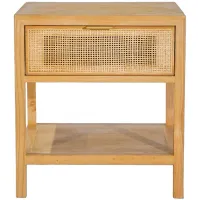 Rattan Side Table in Natural by LH Imports Ltd