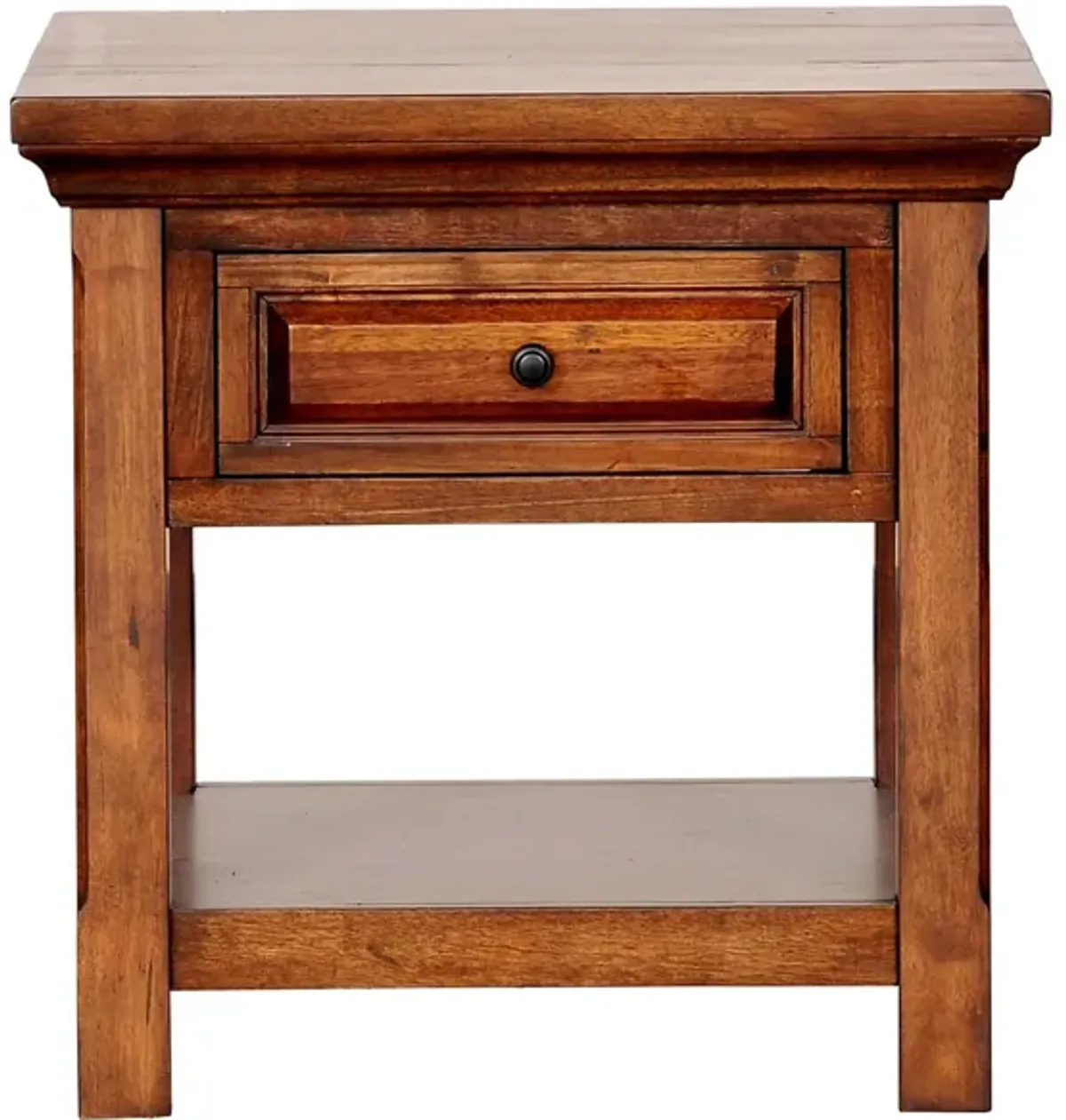 HillCrest End Table in Old Chestnut by Napa Furniture Design